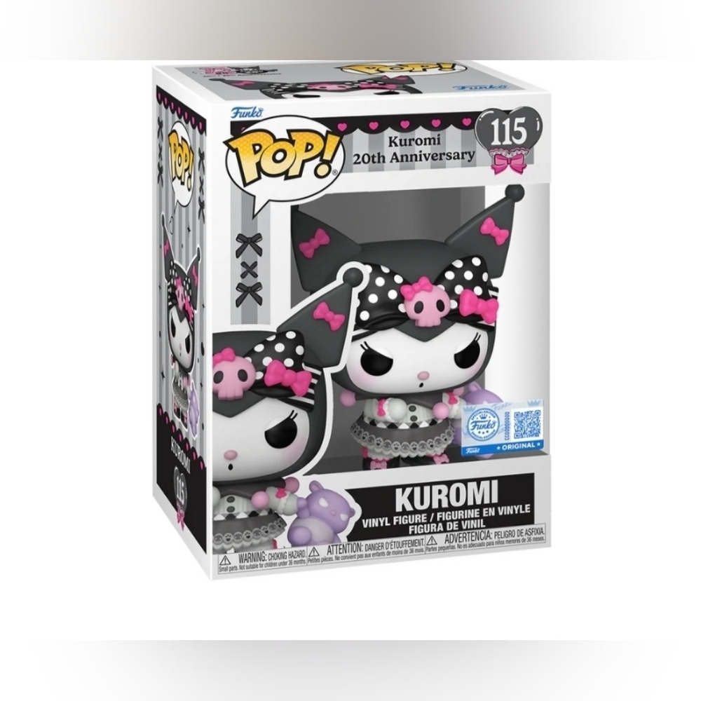 Funko Pop! Animation Kuromi 20th Anniversary #115 Vinyl Figure - New in Box